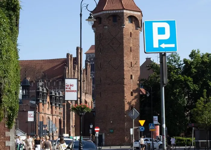 W Centrum Gdanska Lägenhet Gdańsk
